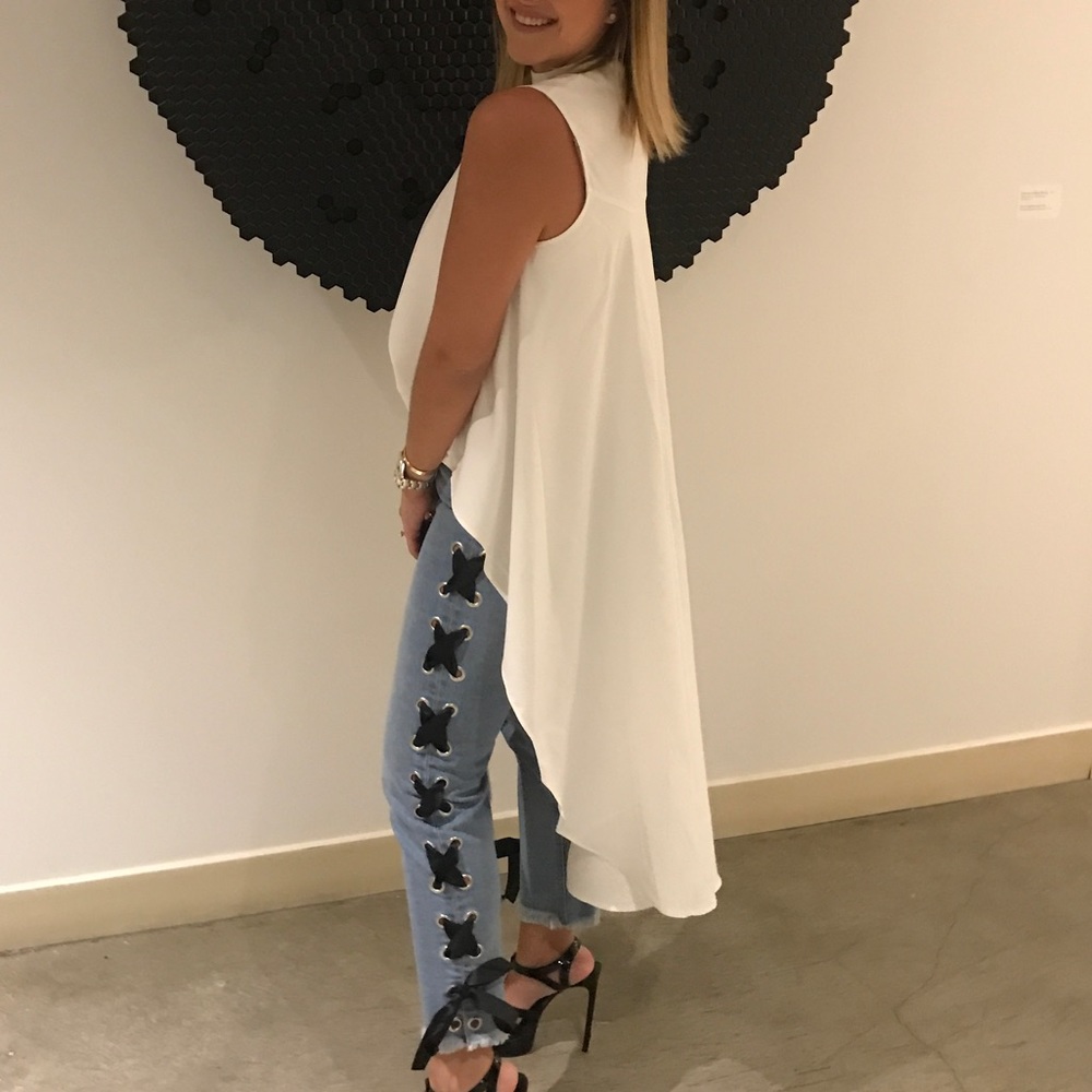 Asymmetrical Long and Short Top